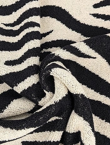 Gant de toilette absorbant coton ZEBRA Zèbre