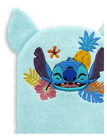Gant de Toilette Bébé - DISNEY BABY - Stitch - Accessoire Hygiène Douche Lavable