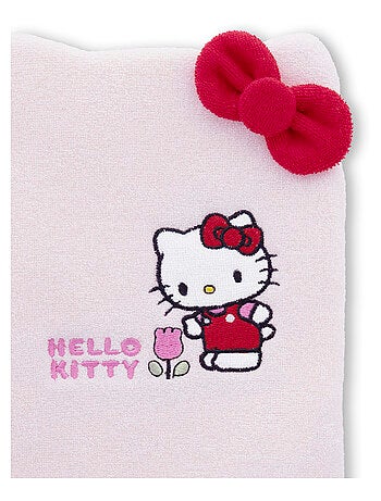 Gant de Toilette Bébé - Hello Kitty - Accessoire Hygiène Douche Lavable