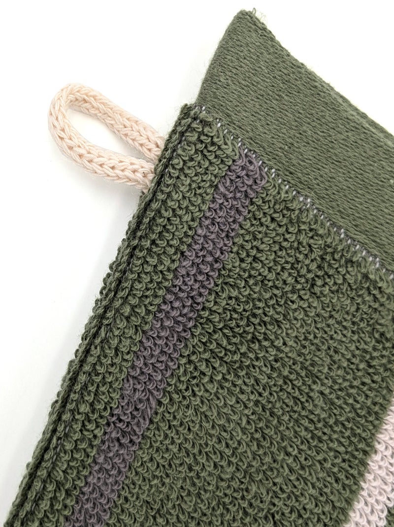 Gant de toilette BOLD Kaki - Kiabi