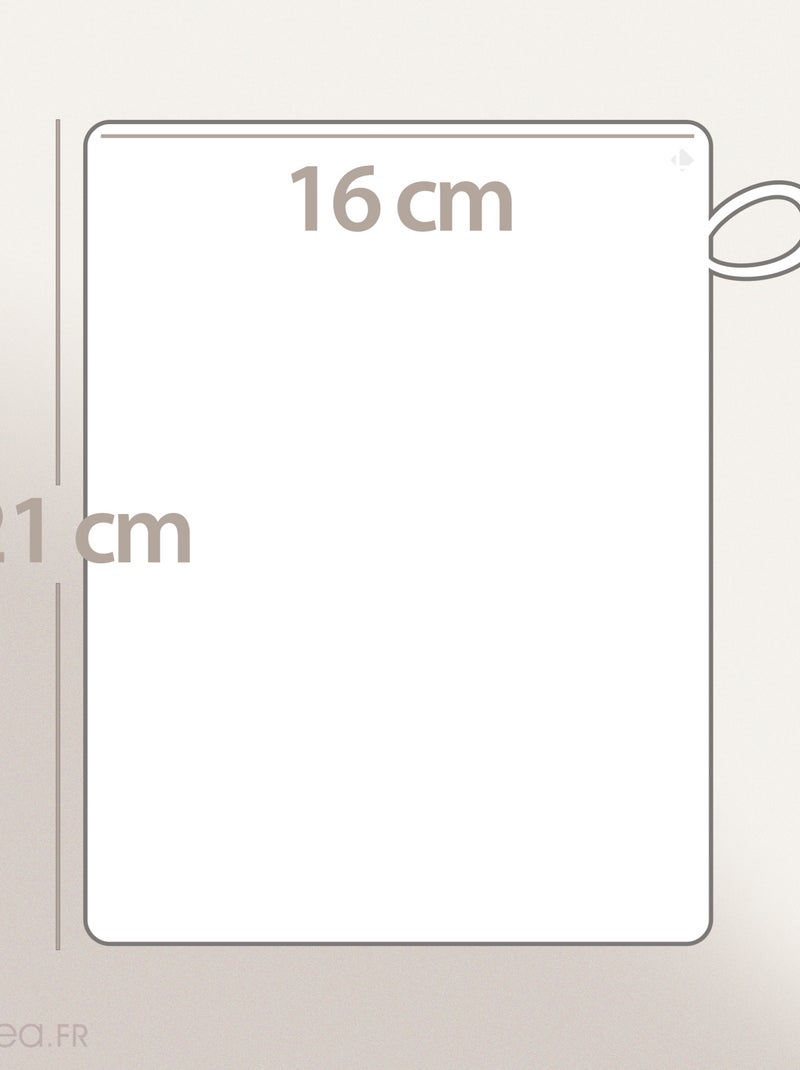 Gant de toilette BOLD Orange mandarine - Kiabi