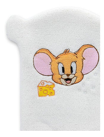 Gant de Toilette Brodé Jerry - Tom & Jerry - Bébé & Enfant - 100% coton