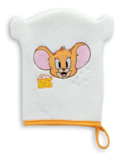 Gant de Toilette Brodé Jerry - Tom & Jerry - Bébé & Enfant - 100% coton - Kiabi