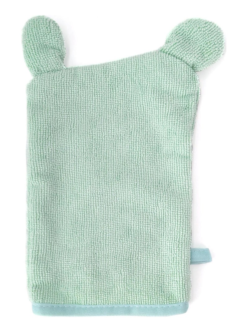 Gant de toilette collection ANIMALETTO Vert - Kiabi