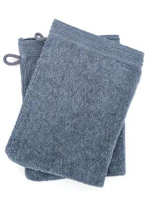 Gant de toilette collection DENIM Quadrillé