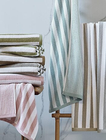 Gant de toilette collection EFFICIENCE STRIPES