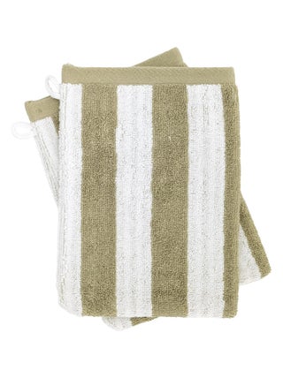 Gant de toilette collection EFFICIENCE STRIPES