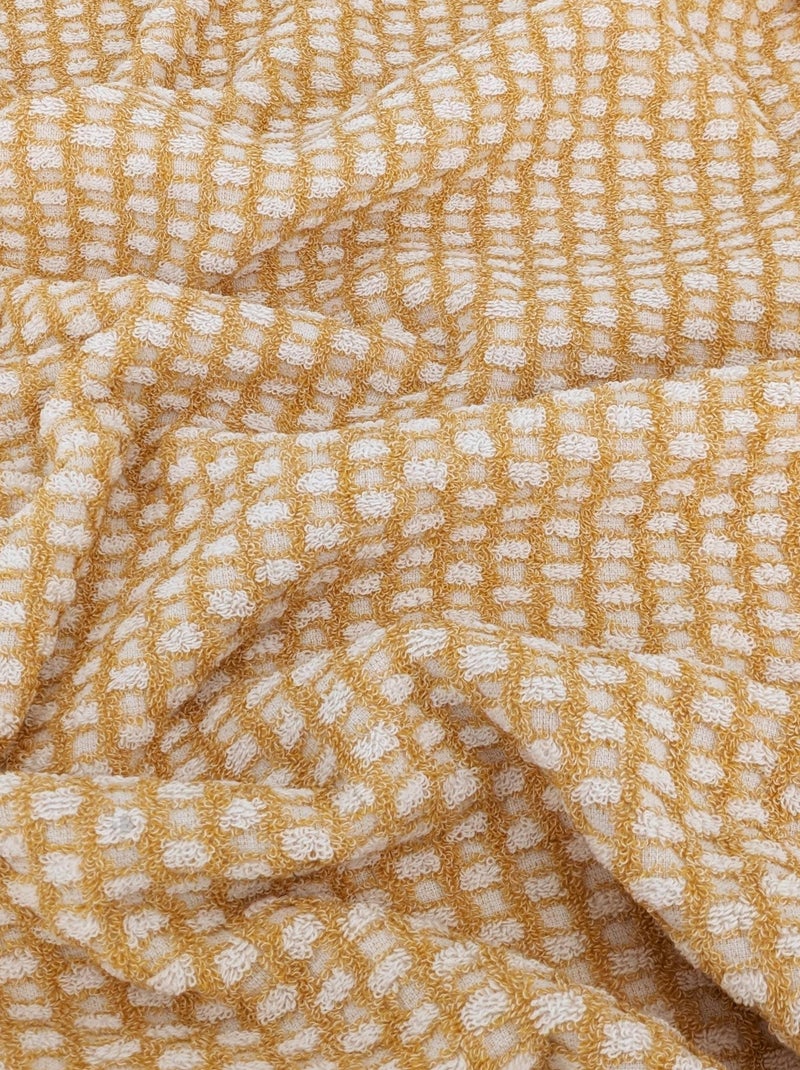 Gant de toilette collection GLOW Jaune - Kiabi
