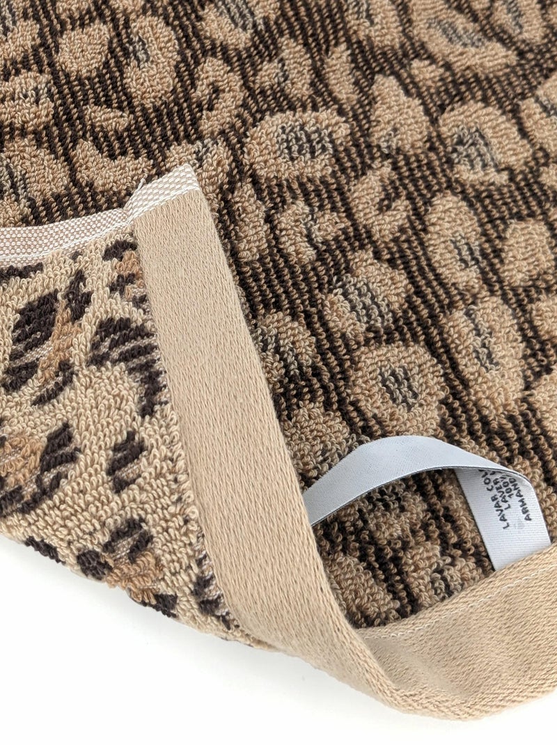 Gant de toilette collection LEOPARD Beige - Kiabi