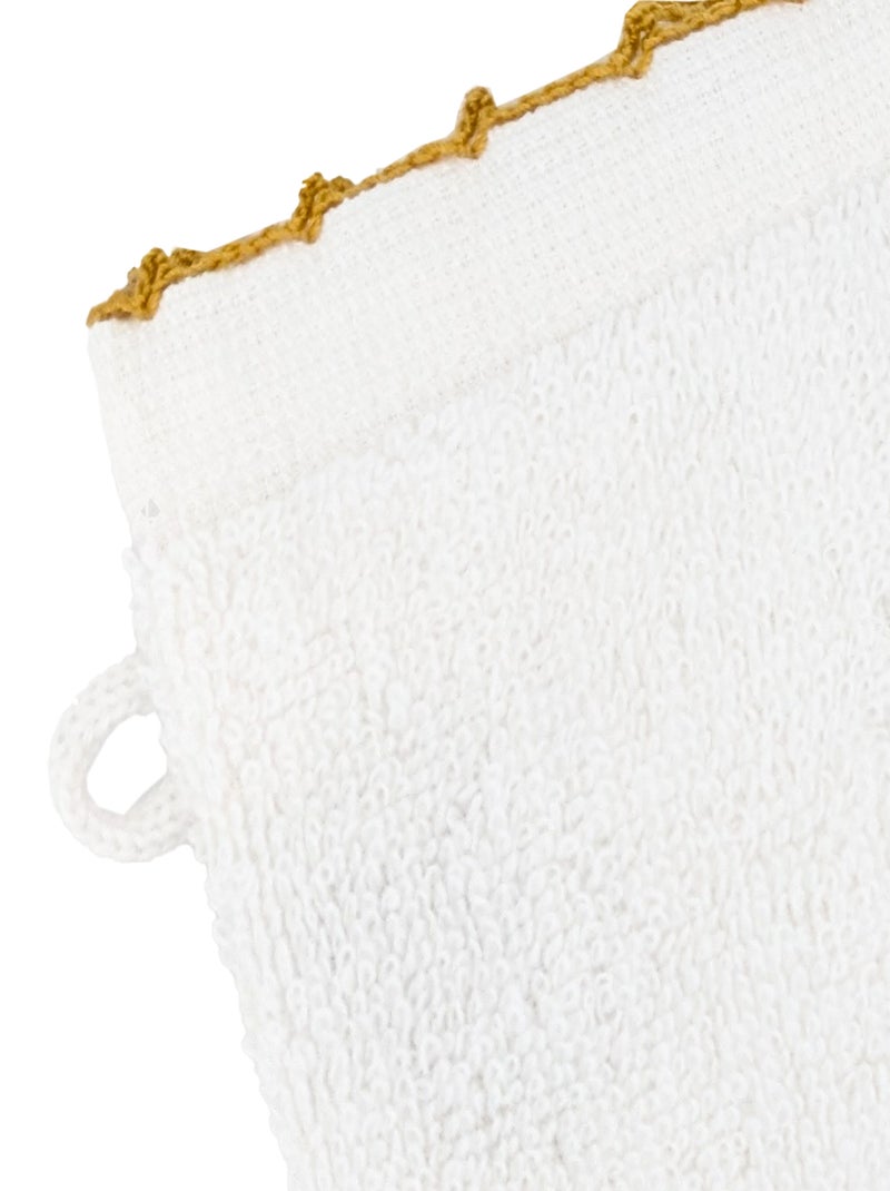 Gant de toilette collection ORLA Jaune - Kiabi