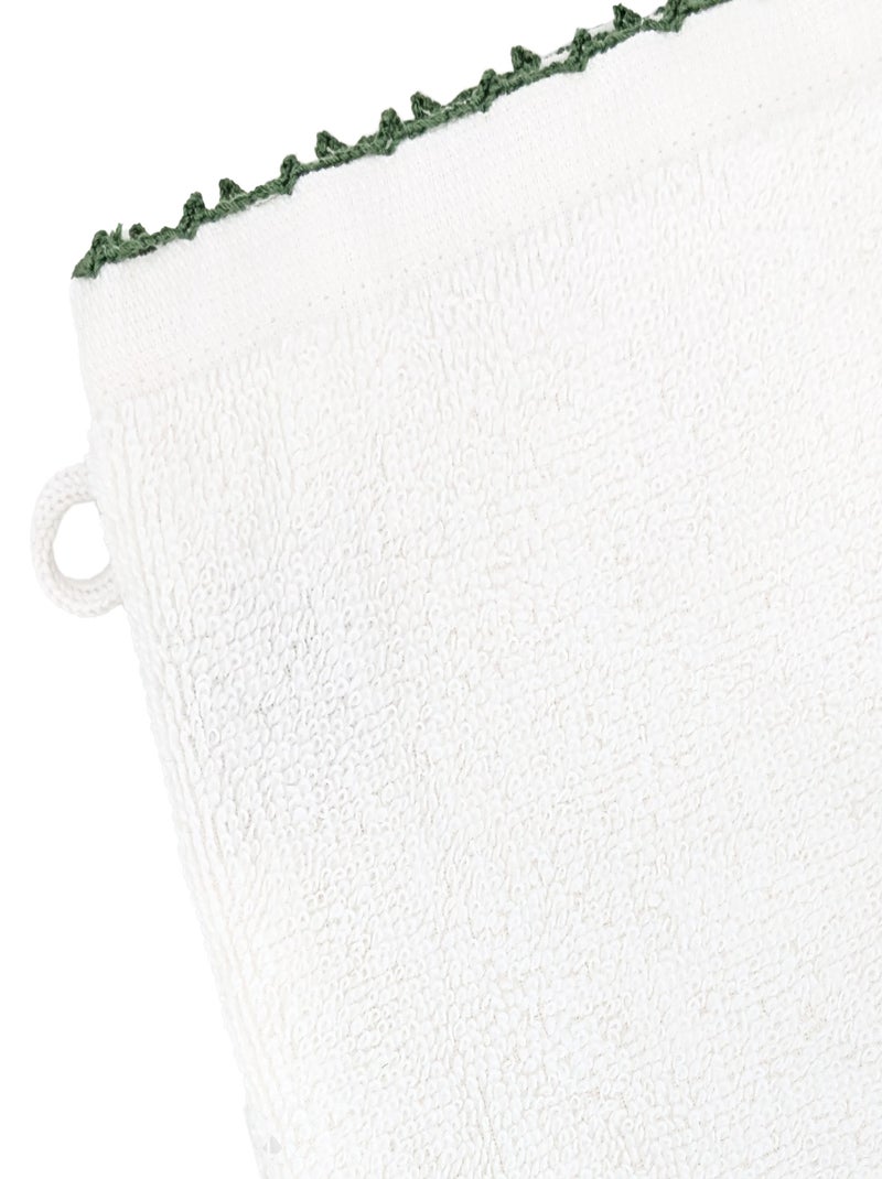 Gant de toilette collection ORLA Vert - Kiabi