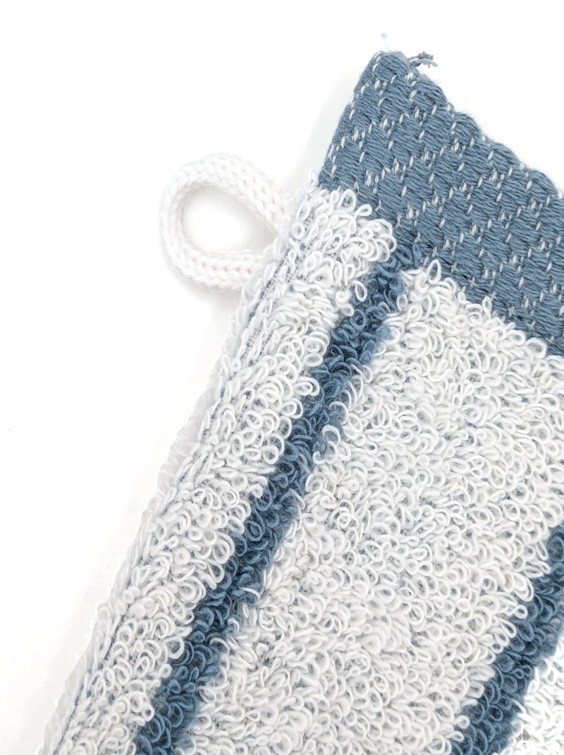 Gant de toilette collection PURE LIGHT Bleu - Kiabi