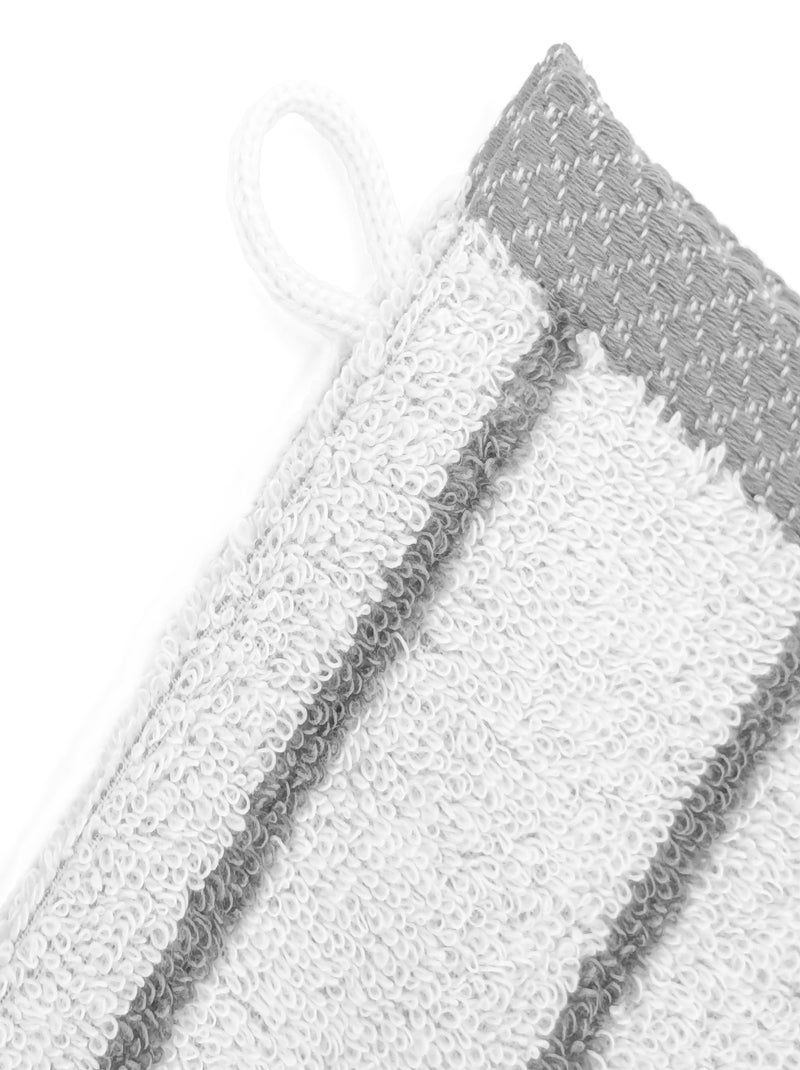 Gant de toilette collection PURE LIGHT Gris - Kiabi