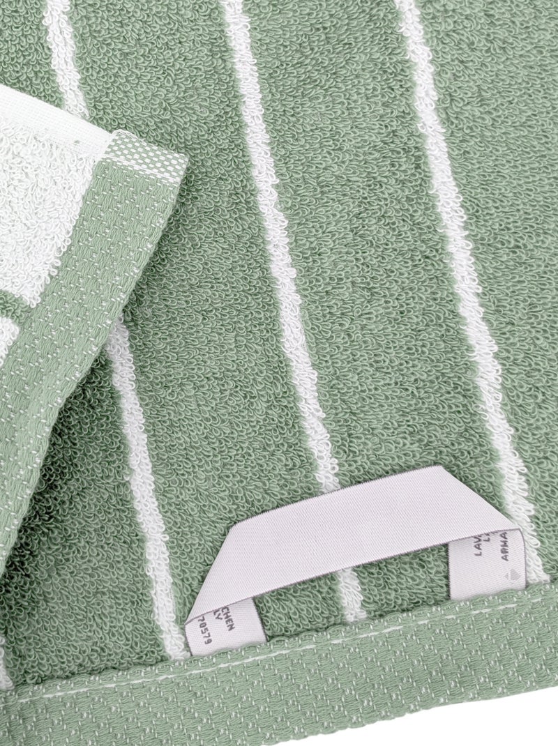 Gant de toilette collection PURE LIGHT Vert - Kiabi