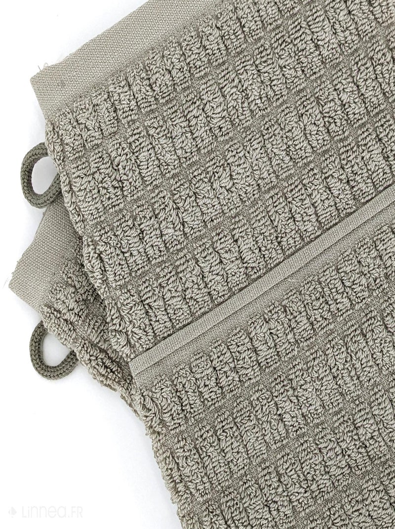 Gant de toilette collection SWELL Vert - Kiabi