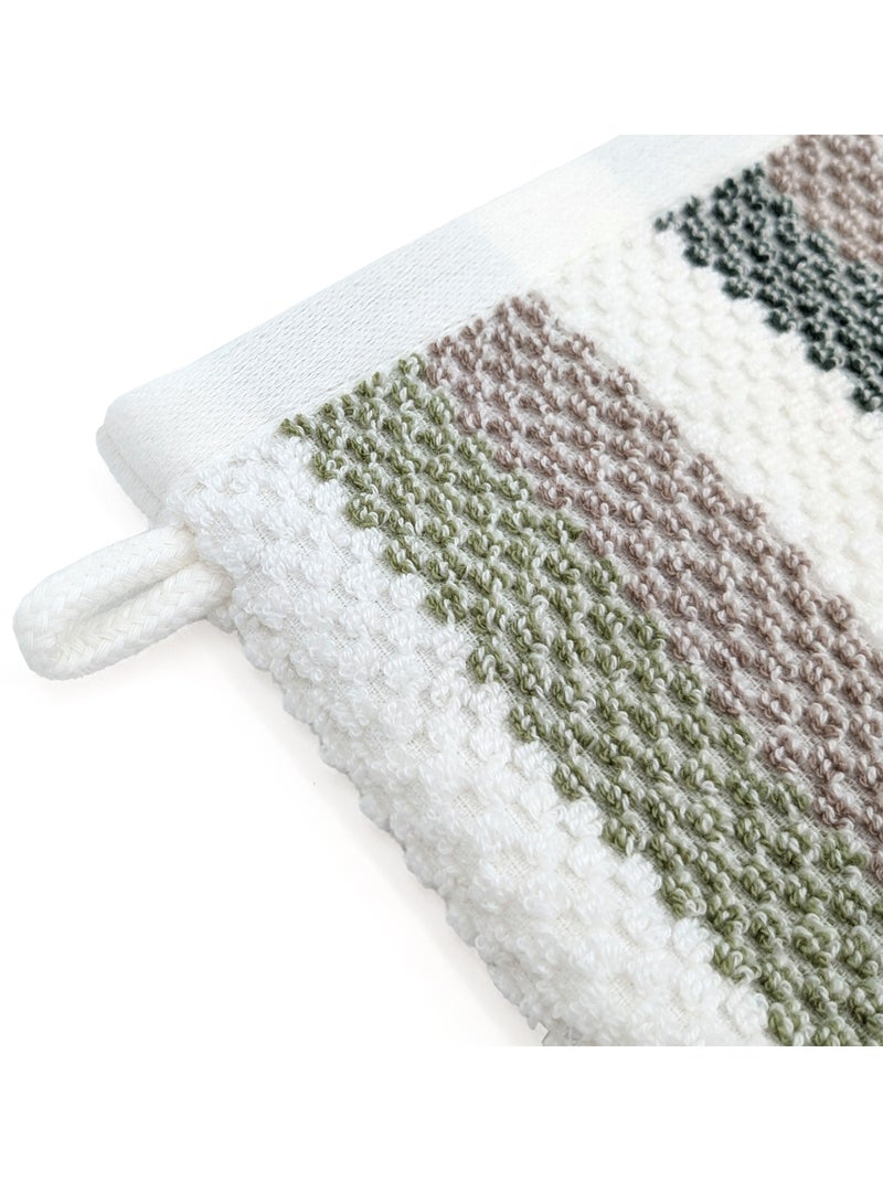 Gant de toilette collection VISTA Vert - Kiabi