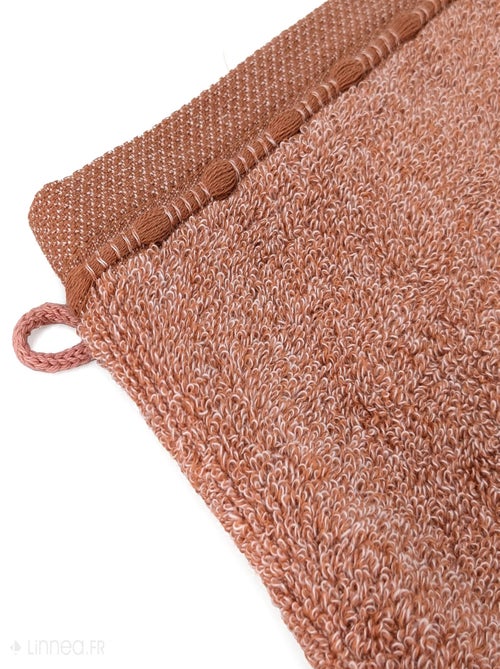 Gant de toilette coton VIVID - Kiabi
