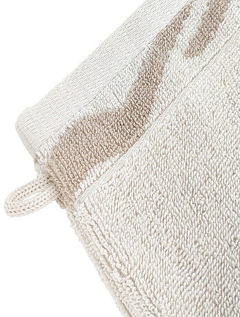 Gant de toilette coton ZEBRA SOFT Zèbre/Uni