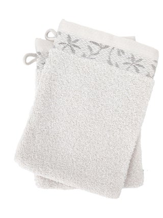 Gant de toilette DRY VINE coton beige