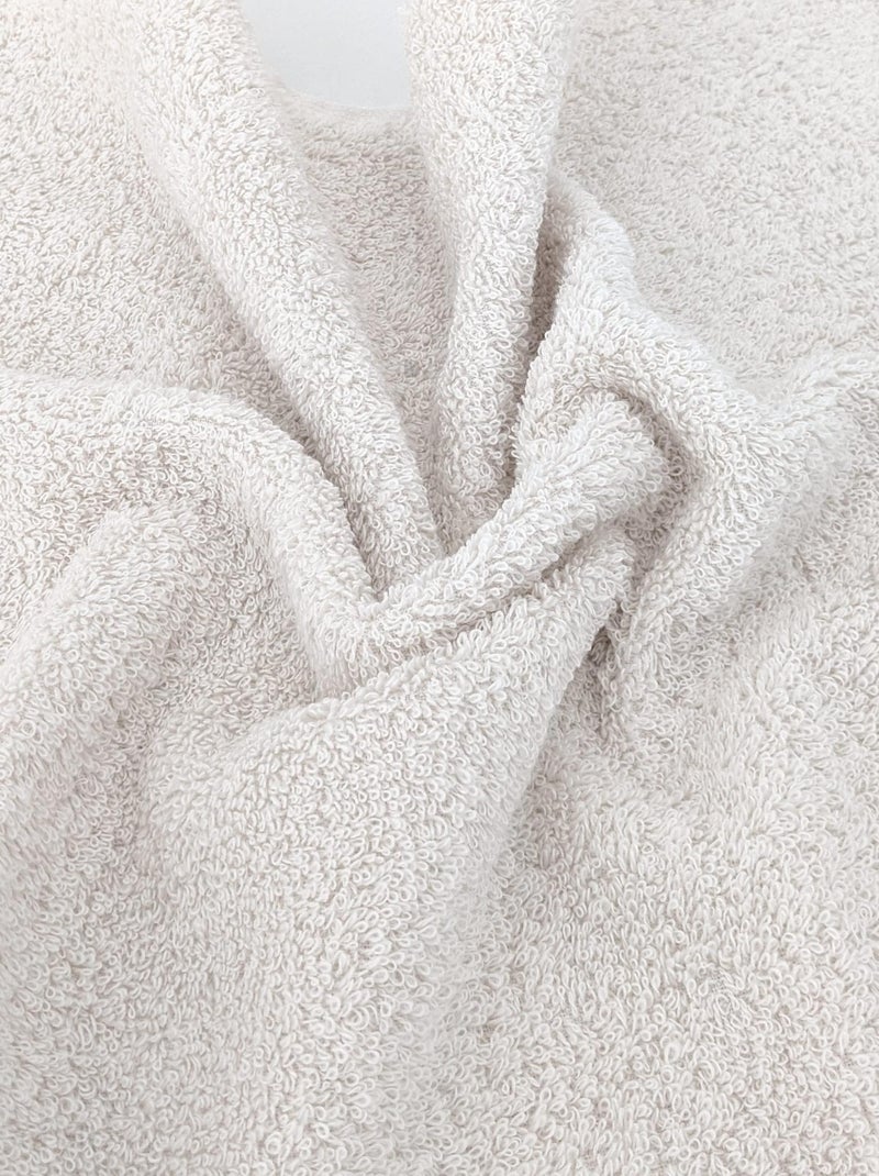 Gant de toilette DRY VINE coton beige Beige - Kiabi