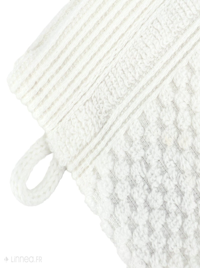 Gant de toilette DUNE Blanc - Kiabi