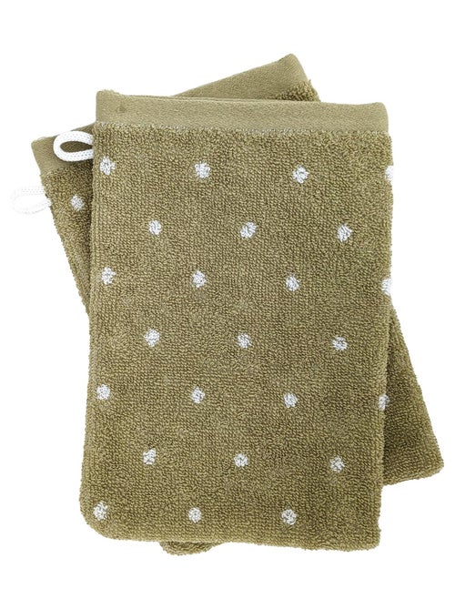 Gant de toilette EFFICIENCE DOTS - Kiabi