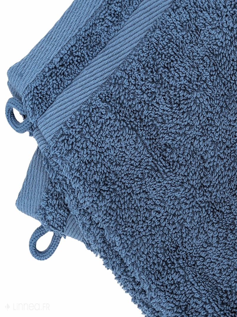 Gant de toilette  EFFICIENCE PURE Bleu impérial - Kiabi