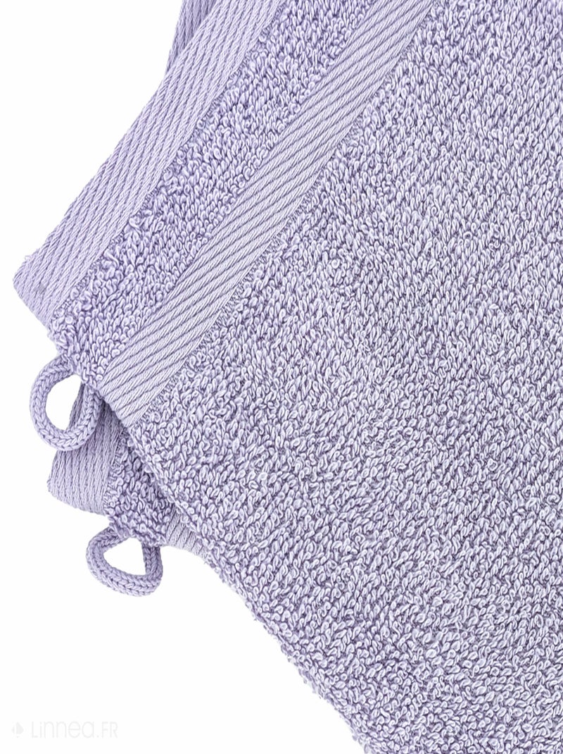 Gant de toilette  EFFICIENCE PURE Bleu lavande - Kiabi