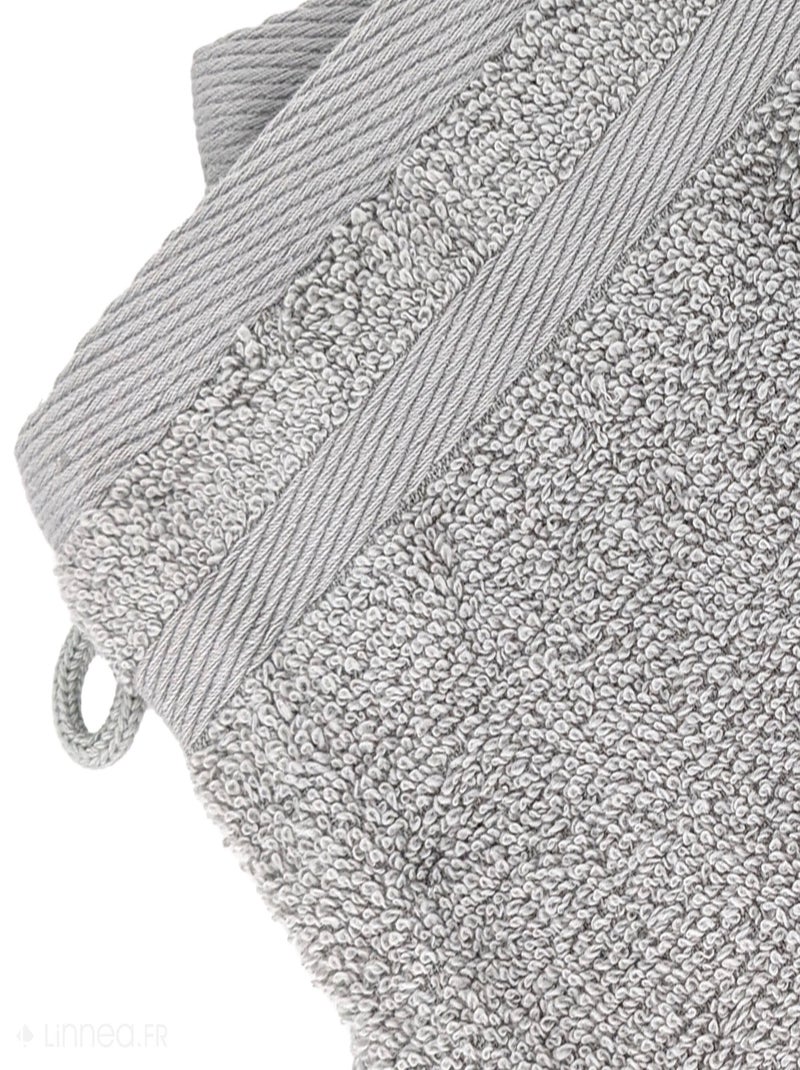 Gant de toilette  EFFICIENCE PURE Gris perle - Kiabi