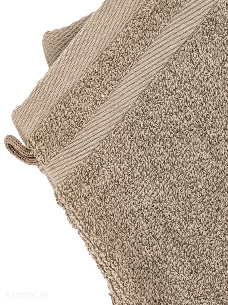 Gant de toilette  EFFICIENCE PURE Marron clair - Kiabi