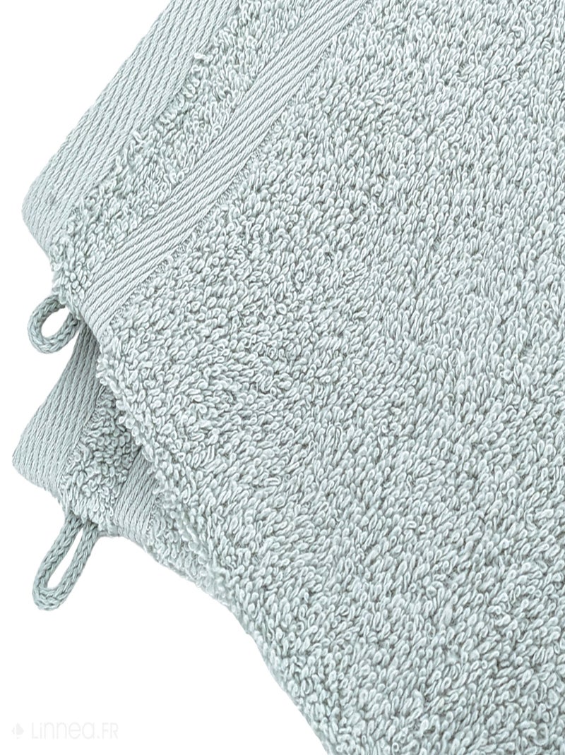 Gant de toilette  EFFICIENCE PURE Vert chèvrefeuille - Kiabi