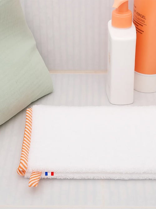 Gant de toilette en Coton Bio - Kiabi