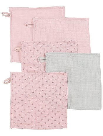 Gant de toilette en coton Bio Oekotex - Lot de 5 - ROBA 'Lil Planet'