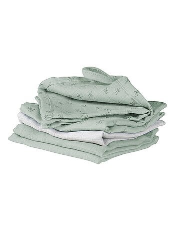 Gant de toilette en coton Bio Oekotex - Lot de 5 - ROBA 'Lil Planet'