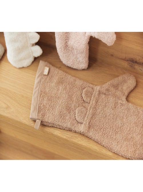 Gant de toilette éponge en coton Jollein - Kiabi