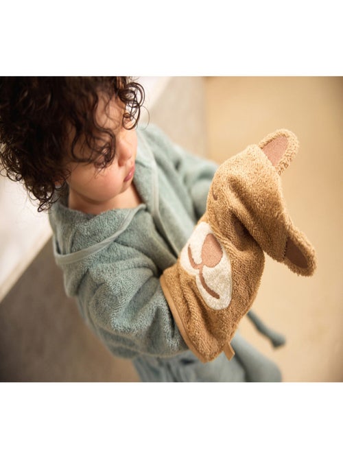 Gant de toilette éponge en coton Jollein - Kiabi Gant de toilette éponge en coton Jollein - Kiabi
