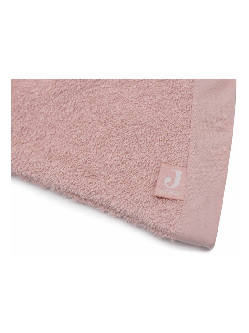 Gant de toilette éponge en coton Jollein Rose - Kiabi