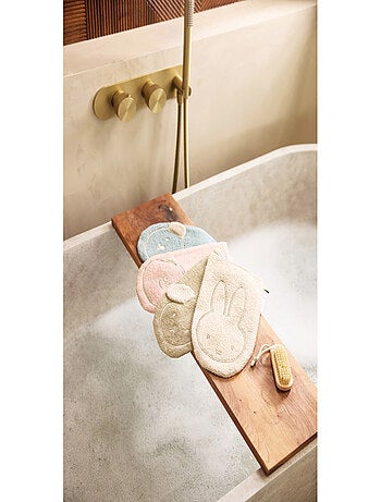Gant de toilette éponge en coton Jollein