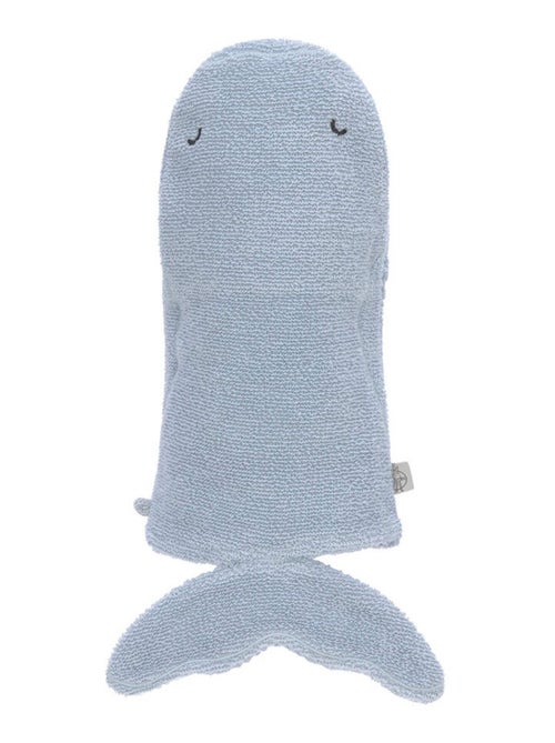 Gant de toilette et de jeu en éponge Baleine - Kiabi