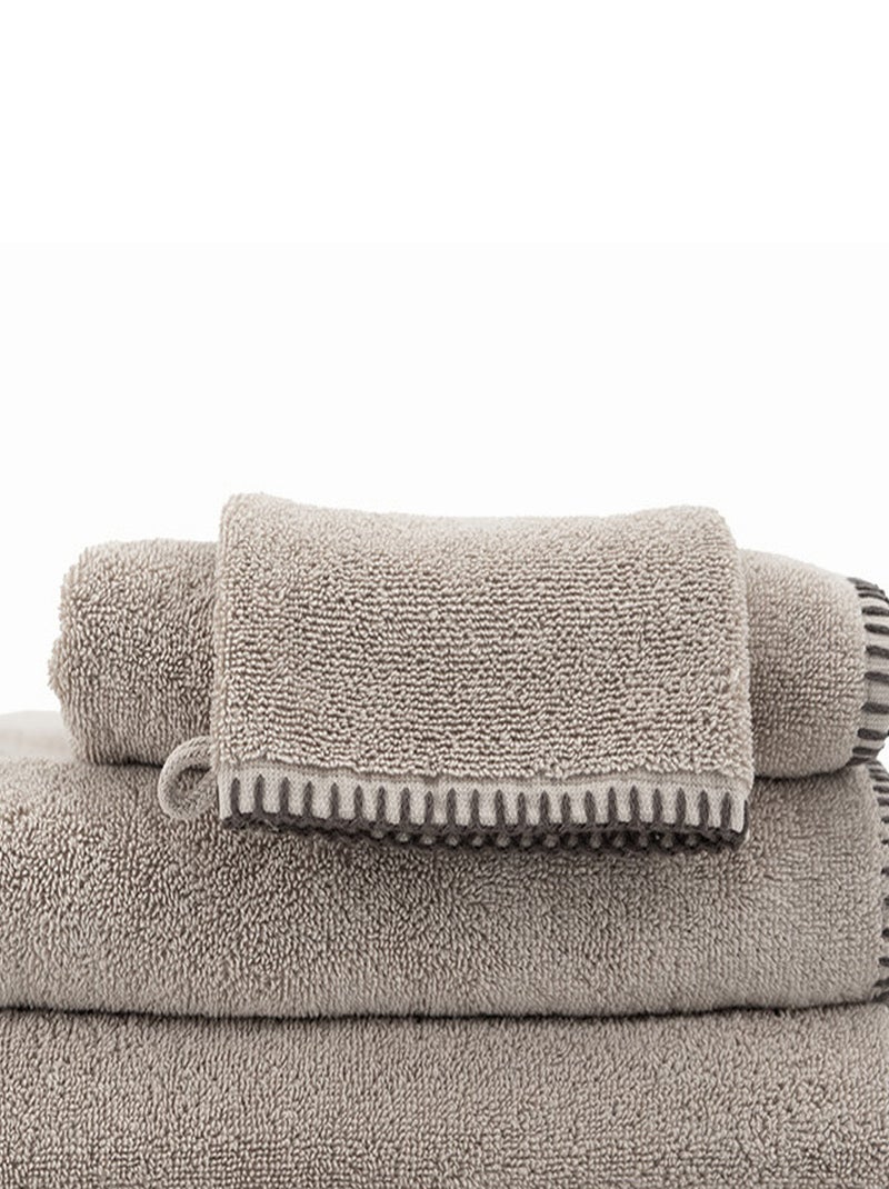 Gant de toilette FJORD coton Beige sable - Kiabi