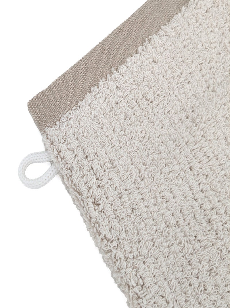 Gant de toilette FOLIUM Beige - Kiabi