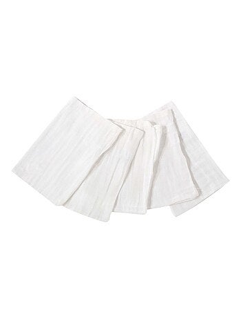 Gant de toilette mousseline de coton