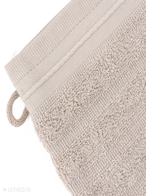 Gant de toilette NATURAL STRIPES - Kiabi