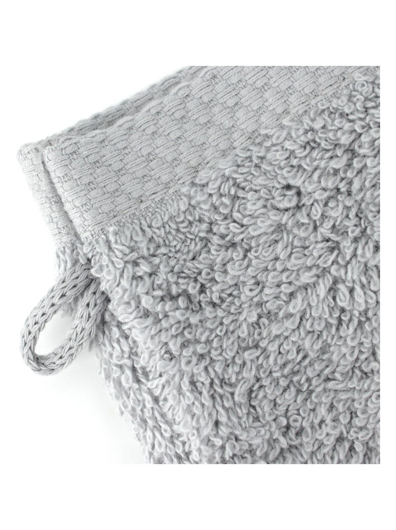 Gant de toilette PURE 550 g/m2 Argent - Kiabi