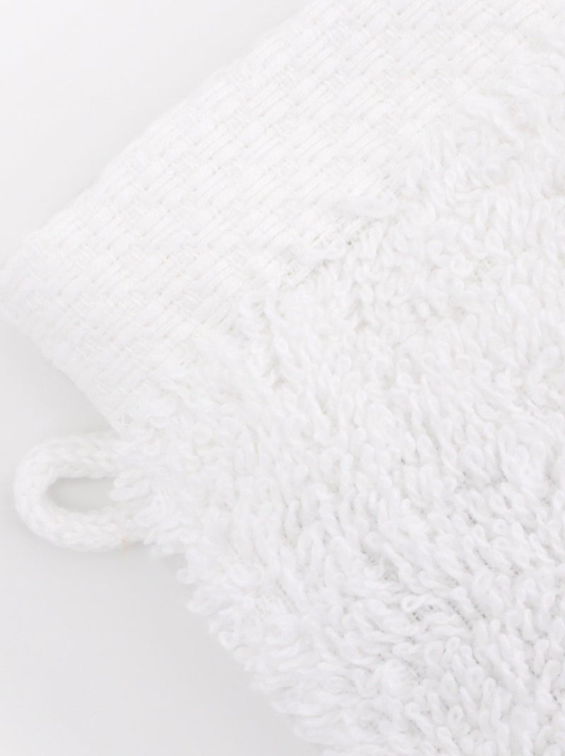 Gant de toilette PURE 550 g/m2 Blanc - Kiabi