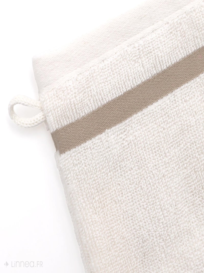 Gant de toilette RIBBON Beige - Kiabi