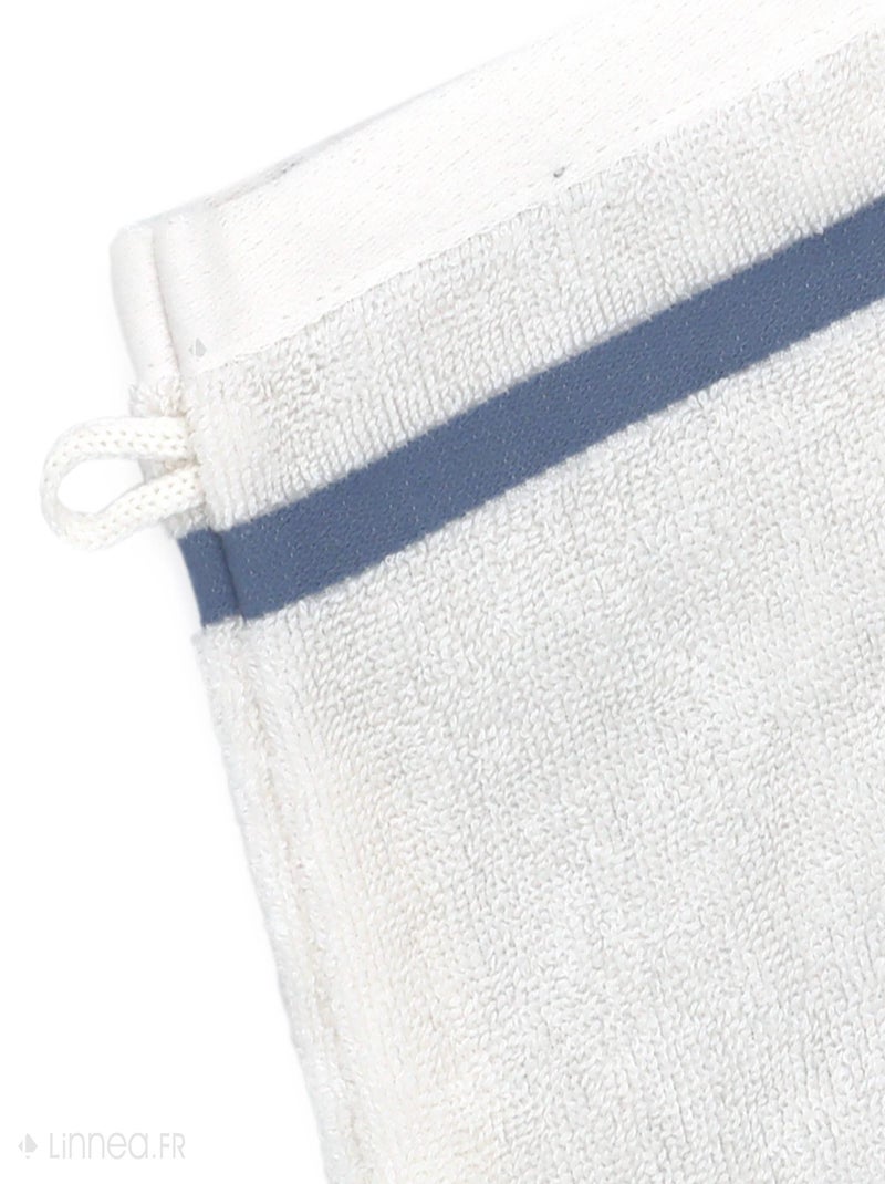 Gant de toilette RIBBON Bleu - Kiabi