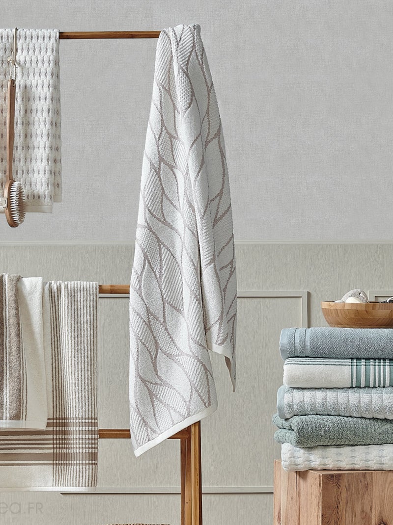 Gant de toilette RIBBON II Beige - Kiabi