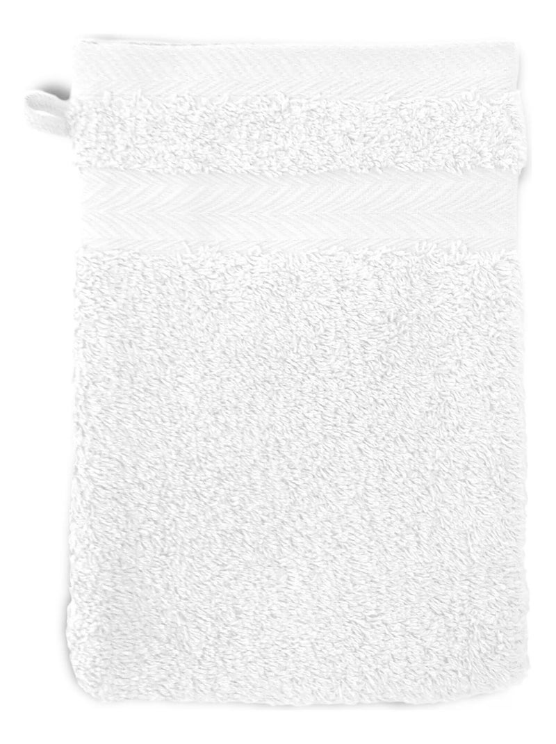 Gant de toilette ROYAL CRESENT Blanc - Kiabi