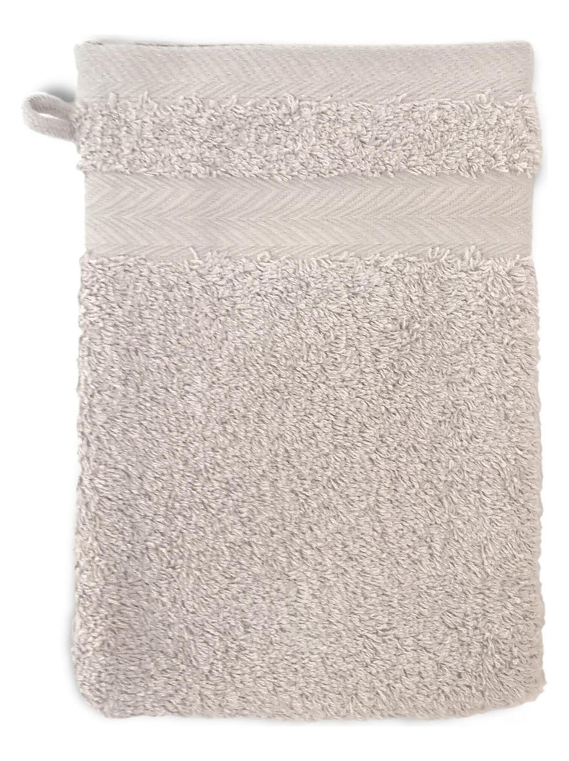 Gant de toilette ROYAL CRESENT Gris clair - Kiabi